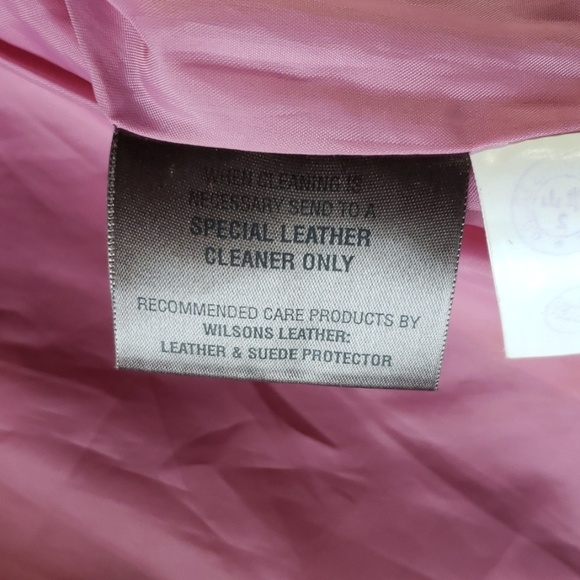 Wilsons leather maxima leather pink jacket M/S - Picture 4 of 4